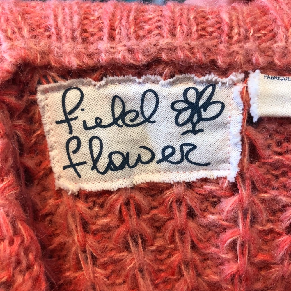 Anthropologie Field Flower Wool Sweater - Picture 3 of 5